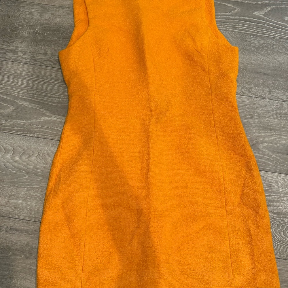 Zara Vibrant Orange Mini Dress